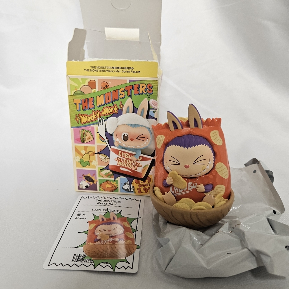 Pop Mart Labubu Wacky‎ Mart Chips Figure 100% Authentic New